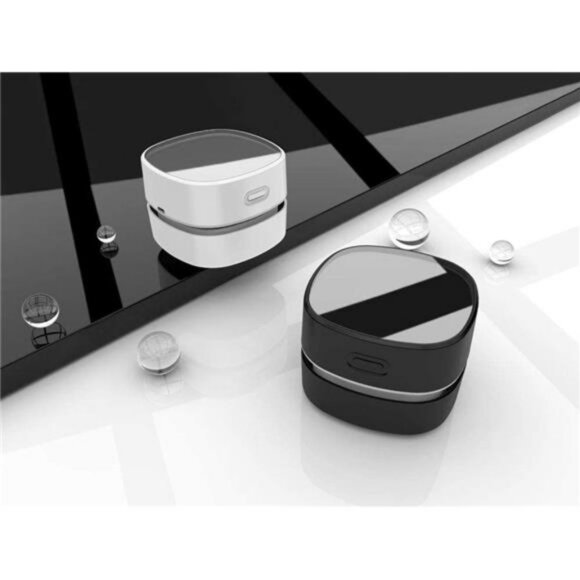 Desktop Vacuum Cleaner, Cordless & 360º Rotatable Design(White) - Picture 6 of 6